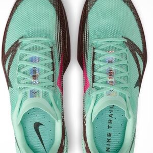 Nike Men's Trail Running Shoes - Mint and Brown